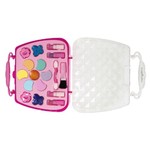 Набор детской декор., косметики Bondibon Eva Moda, CRD 33х28х13,3 см; косметичка-сумочка; тени для век -6шт.(5,5г) / блеск для губ -3шт.(1,5г) / помада -4шт.(2,4г) / заколки -2шт. / аппликатор -1шт. / кисть -1шт.,арт.J-1055.