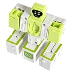 Трансформер 2в1 BONDIBOT Bondibon ВOX 10х4,2х14,7см,  буква "Е", арт. M1466-1.