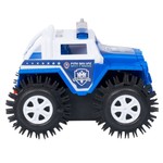 Пласт. джип-перевёртыш 4WD на батарейках, Bondibon "Парк Техники", ВОХ 11х8х8,5 см, полиция , арт.M11-2.