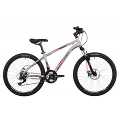 Велосипед NOVATRACK 24" ACTION сталь 14'', серый, 18 скор.TZ500/TS-38/TZ500/SG-6S, D-brake