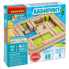 Игра настольная логическая БондиЛогика Bondibon "ЛАБИРИНТ"