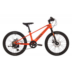 Велосипед NOVATRACK 20" TIGER, магнезиевая.рама, оранжевый, 6-скор, TY21/TS38, диск.тор.STG