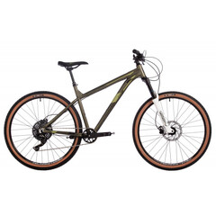Велосипед STINGER 27.5" PYTHON PRO коричневый, алюминий, размер 18"