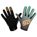 Перчатки полноразмерные STG Sens Skin, размер L, черный с зеленым