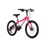 Велосипед NOVATRACK 20" KATRINA, алюм.рама, зелёный-фиолетовый, 6-скор, TY21/TS38, диск.тор.STG