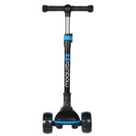 Самокат Novatrack RainBow, колеса 120х80, черный с синим