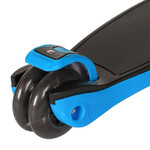 Самокат Novatrack RainBow, колеса 120х80, черный с синим