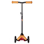 Самокат Novatrack Disco-kids Basic, колеса 120x76мм, оранжевый
