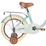 Велосипед NOVATRACK 14" MAPLE, светло бирюзовый, полная защита цепи,тормоз нож.,крылья, багажник, пе