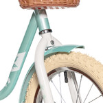 Велосипед NOVATRACK 14" MAPLE, светло бирюзовый, полная защита цепи,тормоз нож.,крылья, багажник, пе