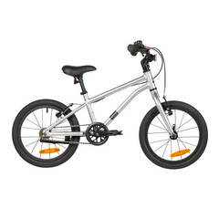 Велосипед NOVATRACK 20" PHANTOM, алюминий, серебристый,  защита цепи, тормоз V-Brake