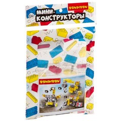 Мини-конструктор 3в1-пожарн. и строит. техника , BONDIBON, РАС 15,5х23 см, 6 видов, арт. М7612.