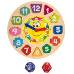 Игра деревянная Bondibon ИЗУЧАЕМ ВРЕМЯ, BOX 4x23x24,2 см.