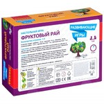 Развивающие настольные игры Bondibon «ФРУКТОВЫЙ РАЙ», BOX