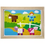 Игр. дерев., магнитная мозаика, ФЕРМА, Bondibon, BOX, 37х28х3 см., арт. TKC462