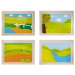 Игр. дерев., магнитная мозаика, ФЕРМА, Bondibon, BOX, 37х28х3 см., арт. TKC462