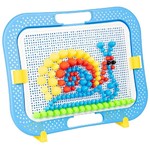 Мозаика для малышей Bondibon, 389 дет., игр.панель-чемод., верт. крепл., BOX