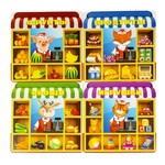 Настольная игра "ДЕНЬ ПОКУПОК" 4 в 1 Играй Думай Учись Bondibon