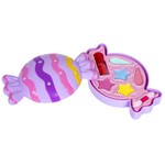 Набор детской декор. косметики Bondibon Eva Moda, CRD 17,9х30,5х3,5 см; косметичка-конфетка, тени для век 5 оттенков (3,5г), помада (1г ), аппликатор 1 шт.,арт. 70634Q.