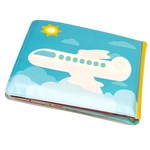 Книга для купания с проявл.картинками, Bondibon, "ТРАНСПОРТ", 14х12,5 см, пищалка, pvc