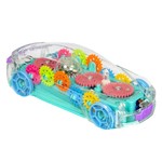 Игр.разв.пласт. "АВТОМОБИЛЬ" BABY YOU BONDIBON, подсветка, звук, движение, прозр.корпус с шестер.