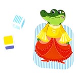 Настольная игра "ВЕСЁЛЫЕ КРОКОДИЛЫ ГОША И ГЛАША" 2 в 1 Играй Думай Учись Bondibon