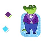 Настольная игра "ВЕСЁЛЫЕ КРОКОДИЛЫ ГОША И ГЛАША" 2 в 1 Играй Думай Учись Bondibon