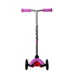 Самокат для детей Novatrack Disco-kids Start, свет.колеса PU пер.120*24  задн.76*24мм